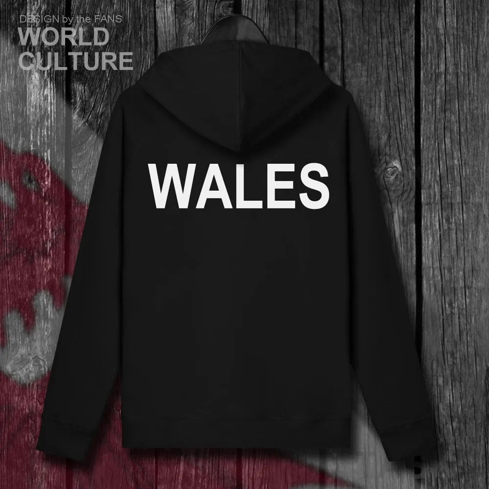 Мужские флисовые толстовки Wales Cymru зимние куртки на молнии с капюшоном одежда для