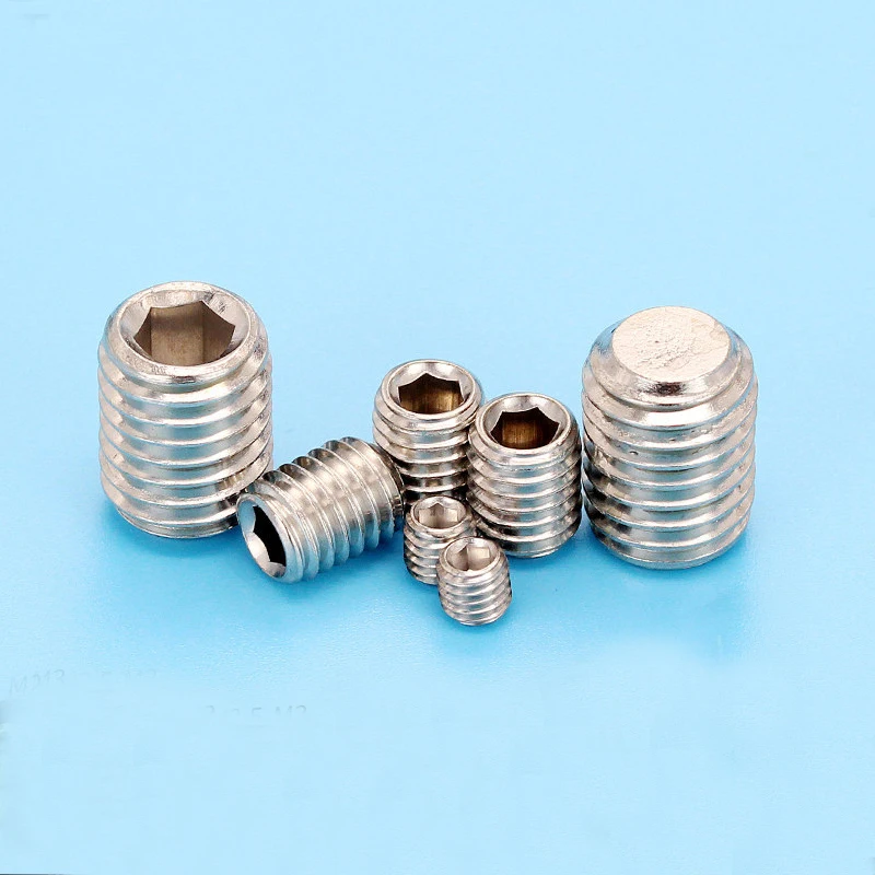 M12 304 нержавеющая сталь шестигранные вогнутые концевые зажимные винты личинки