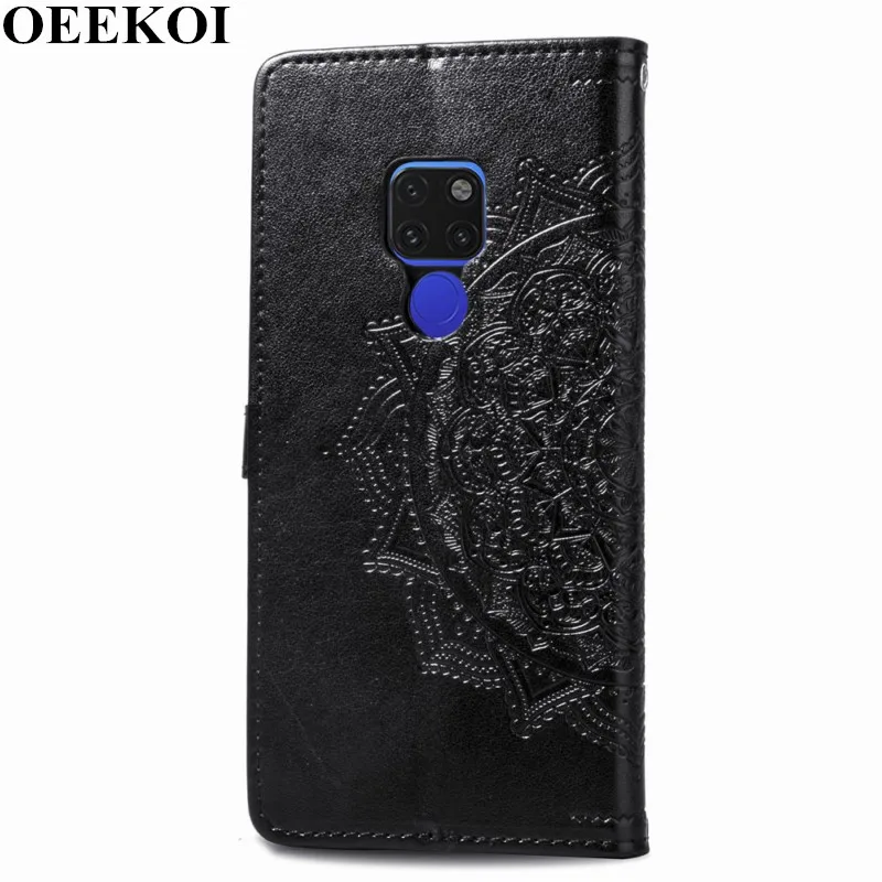 Откидной Чехол OEEKOL Datura Flower кожаный чехол для Huawei P20 Lite 2019/Nova 5/P Smart Z/Y9 Prime 2019/Mate