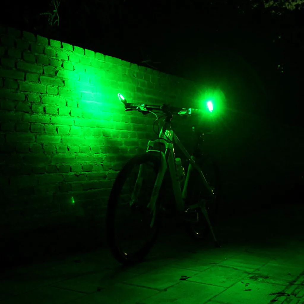 USB Перезаряжаемый велосипедный велосипед MTB Руль Ручка Бар Конец с светодиодный светильник Warni 2 шт. велосипедный руль лампа Мода Новинка 2019A30517