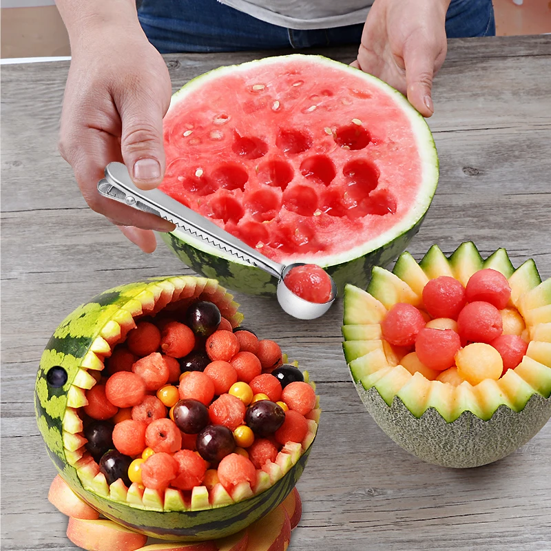 Многофункциональная ложка для кофе из нержавеющей стали с зажимом|Кофейные