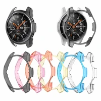 transparent case for samsung galaxy watch 46mm pc cover soft protective cases frame shell smart watch accessories
