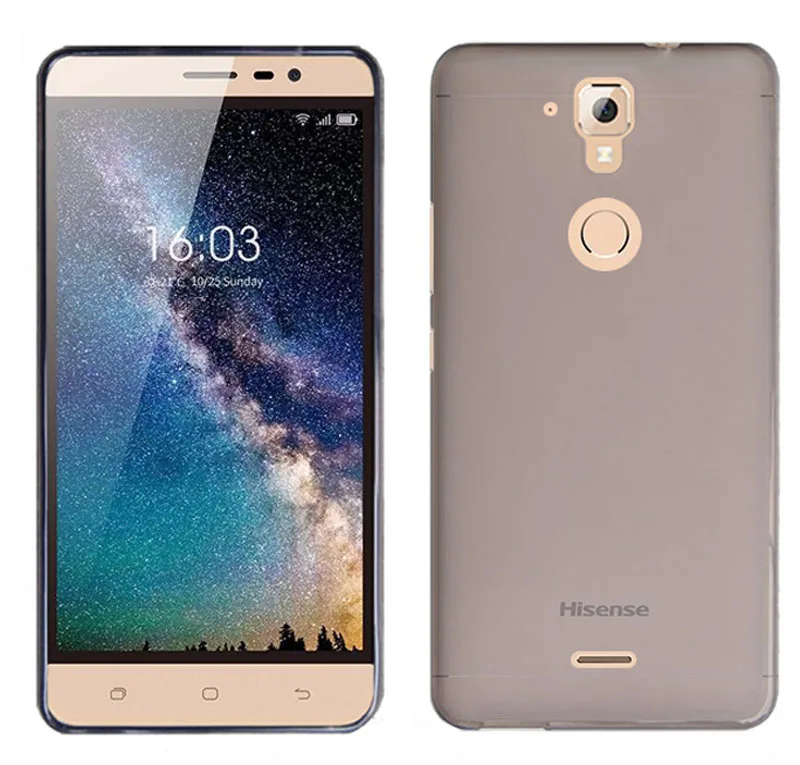 Мягкий ТПУ резиновый матовый чехол для Hisense F23 Pudding силиконовый цветной защитный
