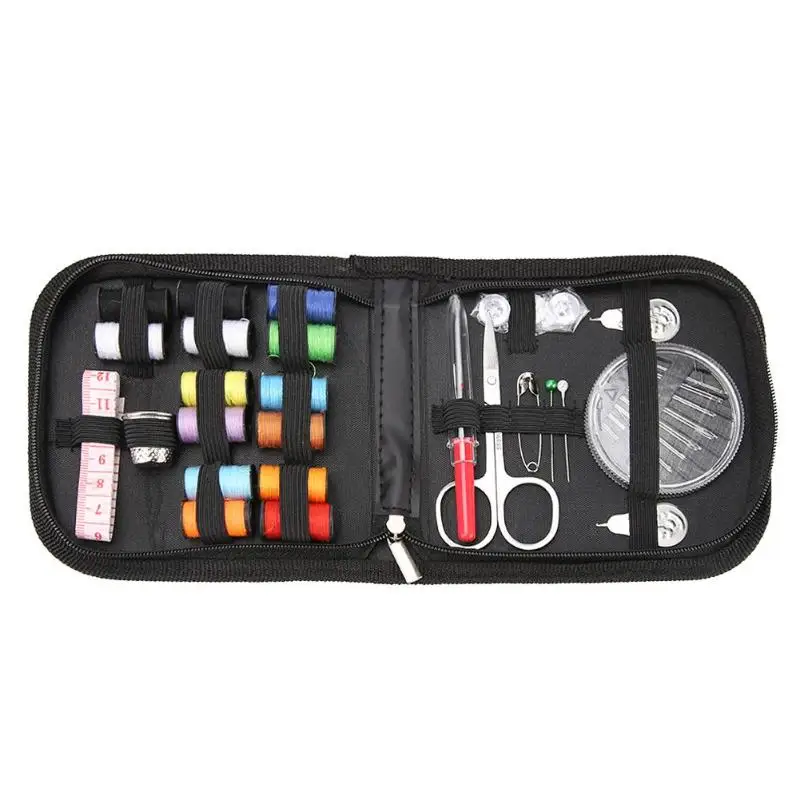 27PCS 100 шт./компл. Портативный коробка для шитья вязаные комплекты игл инструменты стегальная швейная нить для вышивания прошитая вручную домашнего путешествия организовать - Цвет: 27PCS