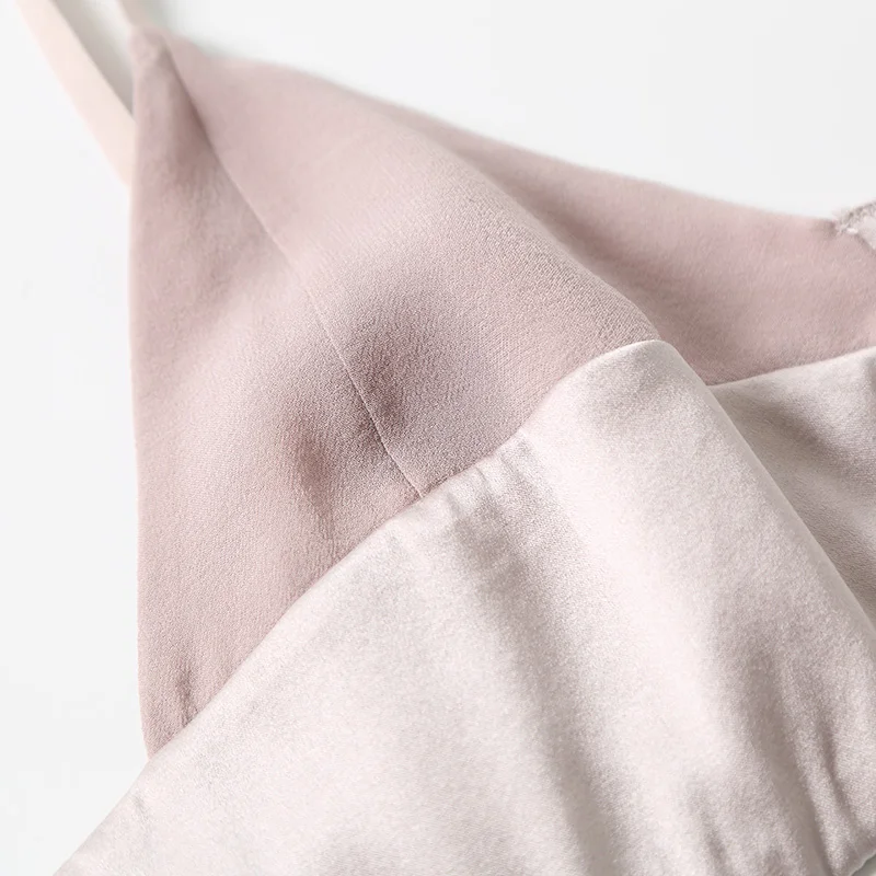 Бюстгальтер женский из 100% натурального шелка ультратонкий без