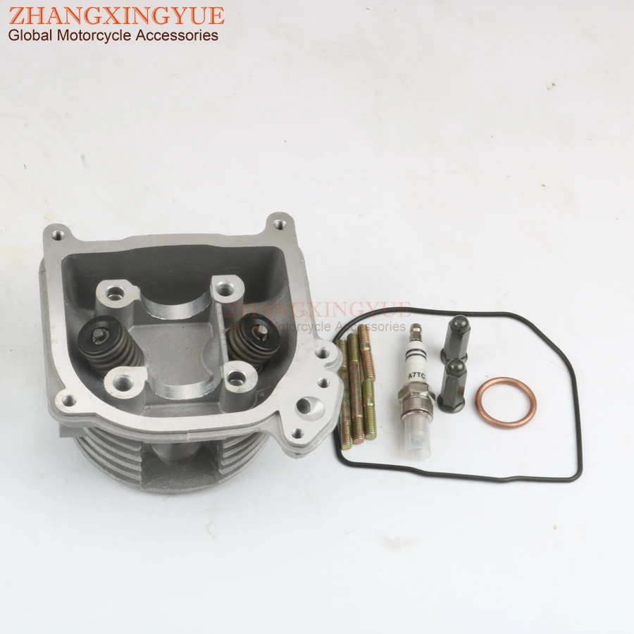 

39mm-52mm EGR Cylinder Head Kit & A7TC Spark Plug for Karcher KM 50 139QMB GY6 50cc 4 stroke