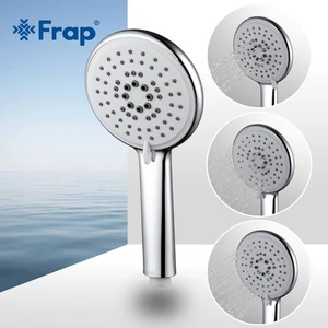 Насадка для душа Frap F007, круглая водосберегающая насадка из АБС-пластика с тремя регулировками, ручная Ванна, Душ, аксессуары для ванной комнаты