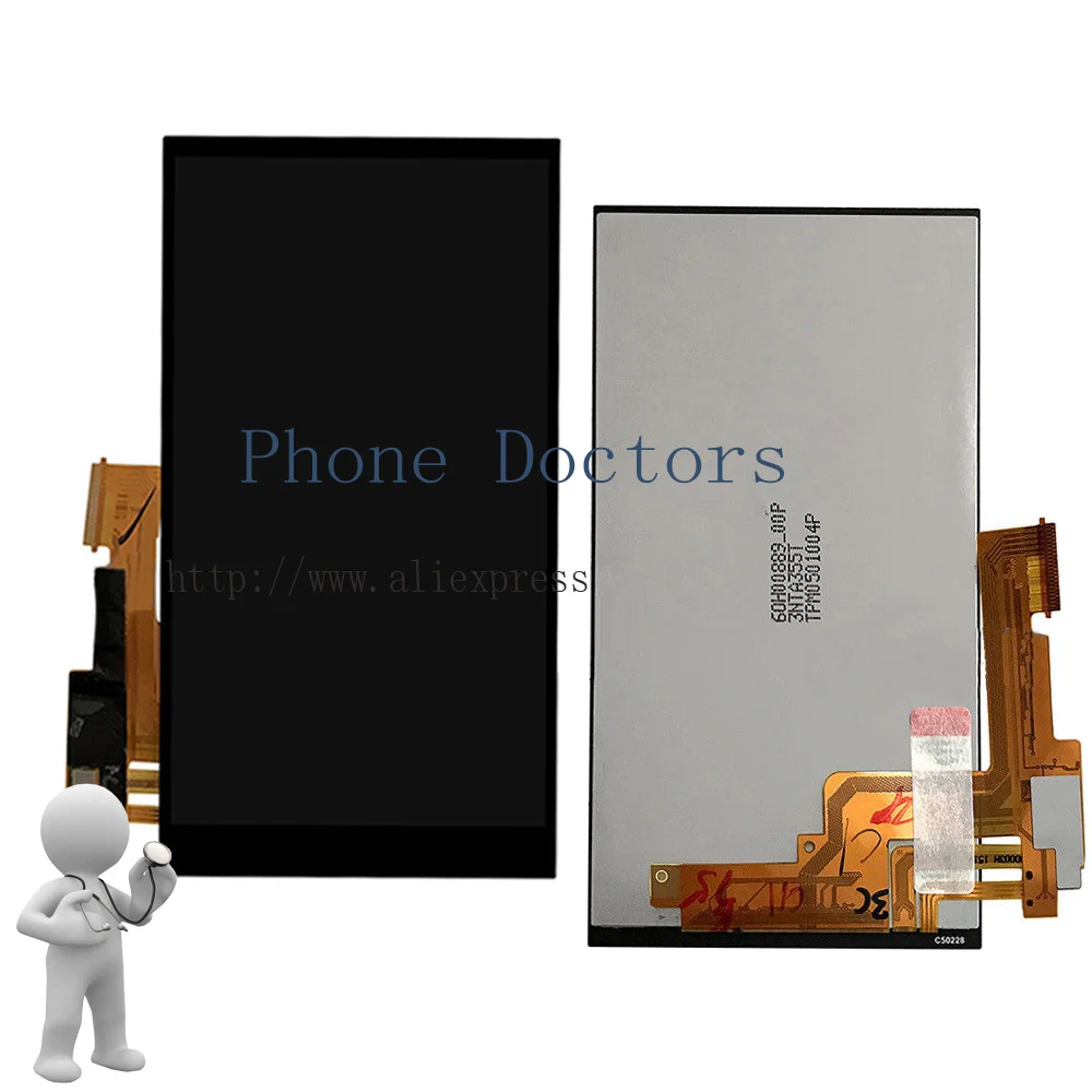 5 0 &quotдля htc ONE M9 M9E M9W Полный ЖК дисплей + кодирующий преобразователь сенсорного