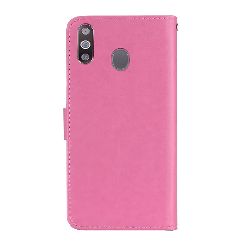 Кожаный чехол-книжка чехол для samsung Galaxy A10 A20 A30 A40 A50 A70 M10 M20 M30 чехол Обложка с изображением совы специальный чехол-портмоне с функцией подставки чехол с ремешком