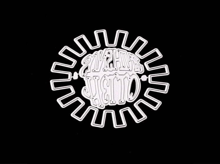 

Metal sunshine Cutting Dies Stencils for Scrapbooking/photo album Decorative Embossing DIY Paper Cards