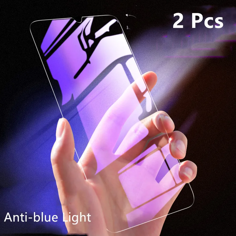 2 шт Полное закаленное стекло для Huawei Honor 8A анти-синий луч 0 26 мм 9H Защитная пленка