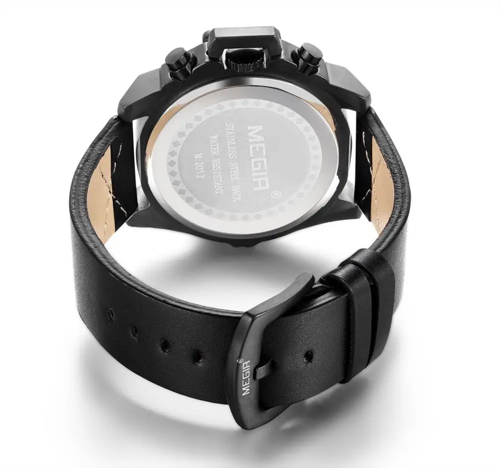 

MEGIR 2019 New Man Brand Luxury Watches Quartz Watch Stainless Steel Dial Casual Bracelet Watch erkek saat relogio masculino