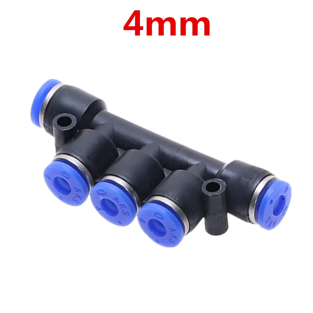 PK 4681012mm Пневматический распределительный щит на 5 разъем на обратной стороне обеспечивает удобство для пневматического соединения пуш-ап в подходит для Ipad Air/водяная трубка - Цвет: 4MM