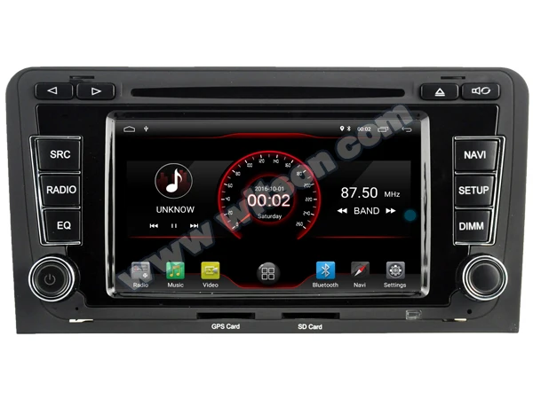 Автомобильный dvd плеер WITSON Android 10 для AUDI A3 автомобильный DVD GPS радио 2 Гб ОЗУ 16 ПЗУ
