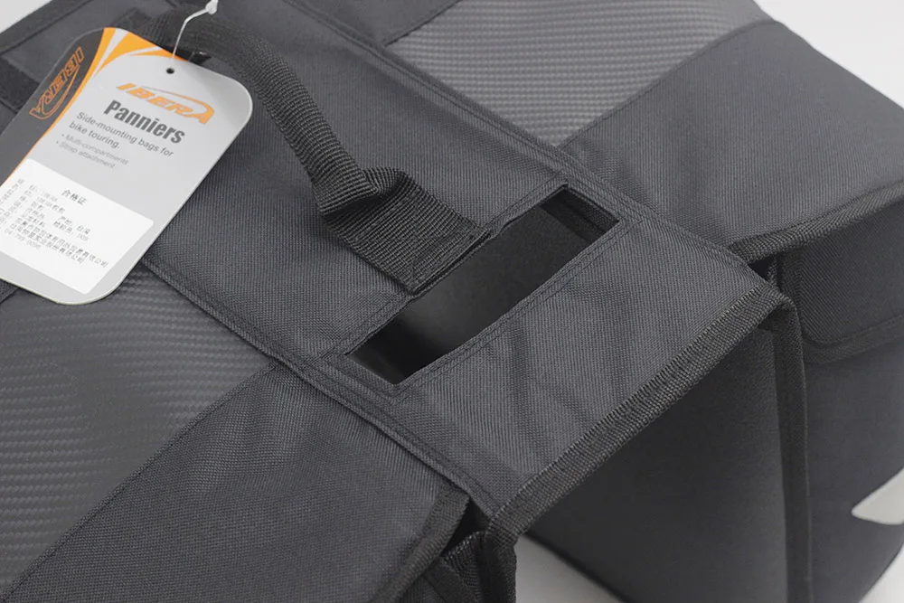Сумка IBERA Bike Touring Pannier с боковым креплением, MTB Road, задняя стойка для хранения багажа, сумка на заднее сиденье, сумка-переноска, светоотражающая, водонепроницаемая