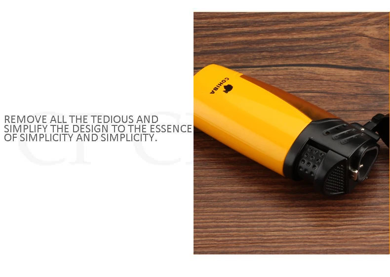 COHIBA зажигалки Winproof 3 Jet зажигалка с горелкой бутановые зажигалки сигарета карманная зажигалка Bulit-in резак для сигар W/Подарочная коробка