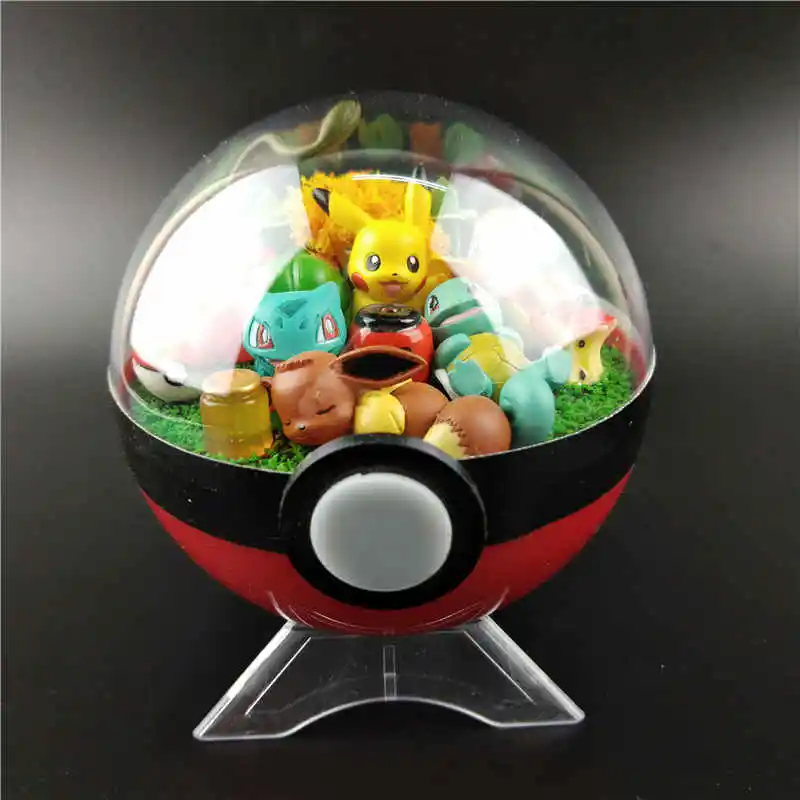 Новинка Аниме Pokeball XY фигурки Монстр Пикачу Бульбазавр ручной работы DIY фигурки модель игрушки Brinquedos Рождественская модель игрушки