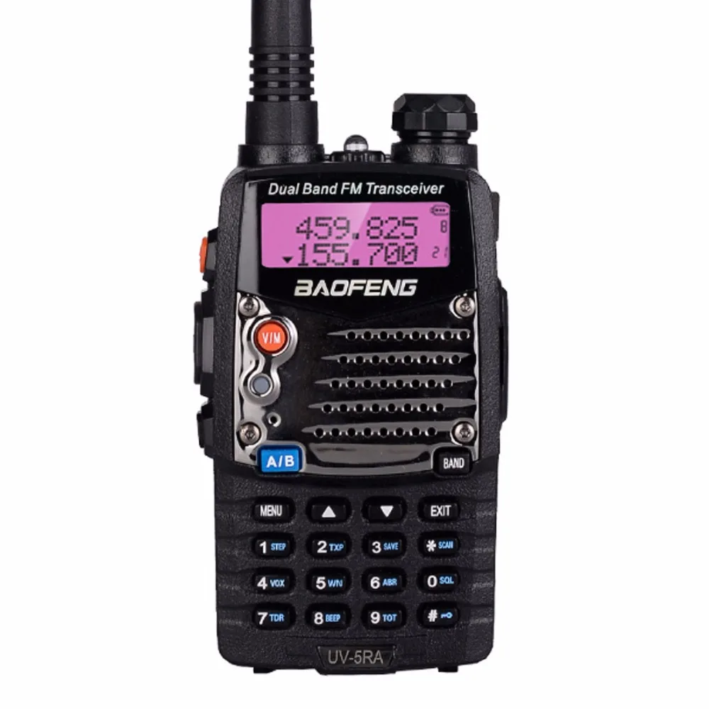 BAOFENG Long Range Walkie Talkie с наушниками Uhf Vhf UV 5RA Dual Band CB Ham радио сканер Полиция 5 Вт