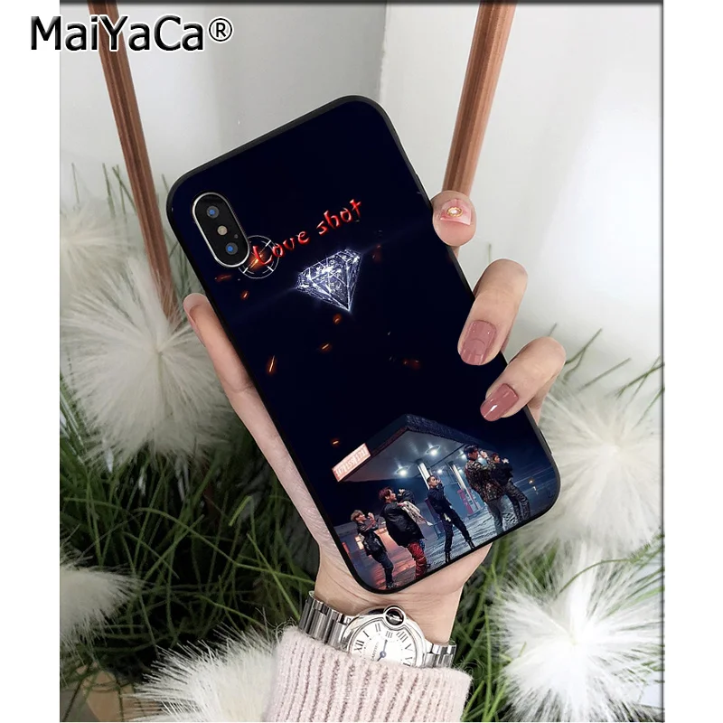 Мягкий силиконовый чехол MaiYaCa KPOP для Apple iPhone 8 7 6 6S Plus X XS MAX 5 5S SE XR|Чехлы-накладки| |