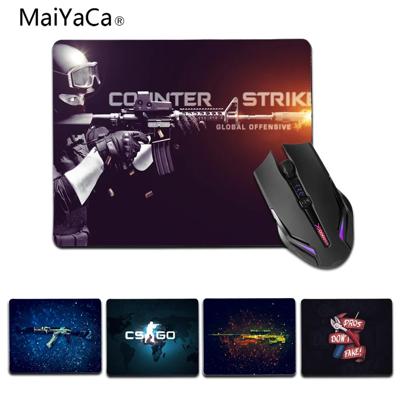 MaiYaCa винтажный крутой CS GO Противоскользящий прочный силиконовый коврик размер