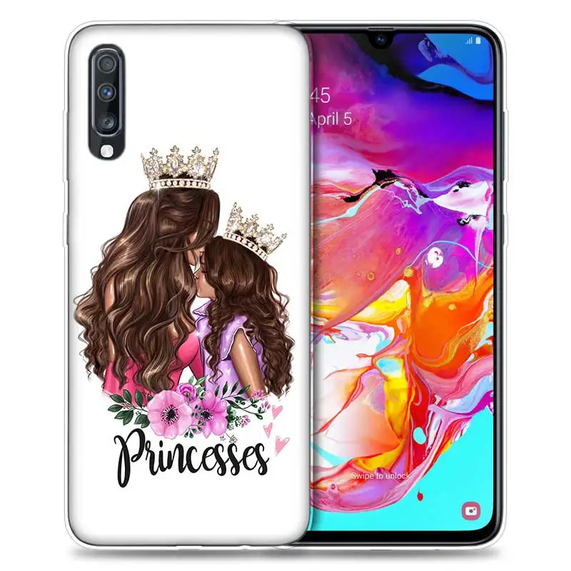 01 Для мам и детей, девочек queen чехол для samsung A50 A70 A20e A80 A60 A30 A20 A10 A8 A7 A6 плюс A9 мягкий Корпус чехол для телефона в виде ракушки - Цвет: 01