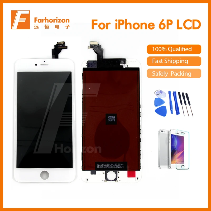 Розничная продажа 100% протестированный ЖК дисплей для iPhone 6 Plus емкостного
