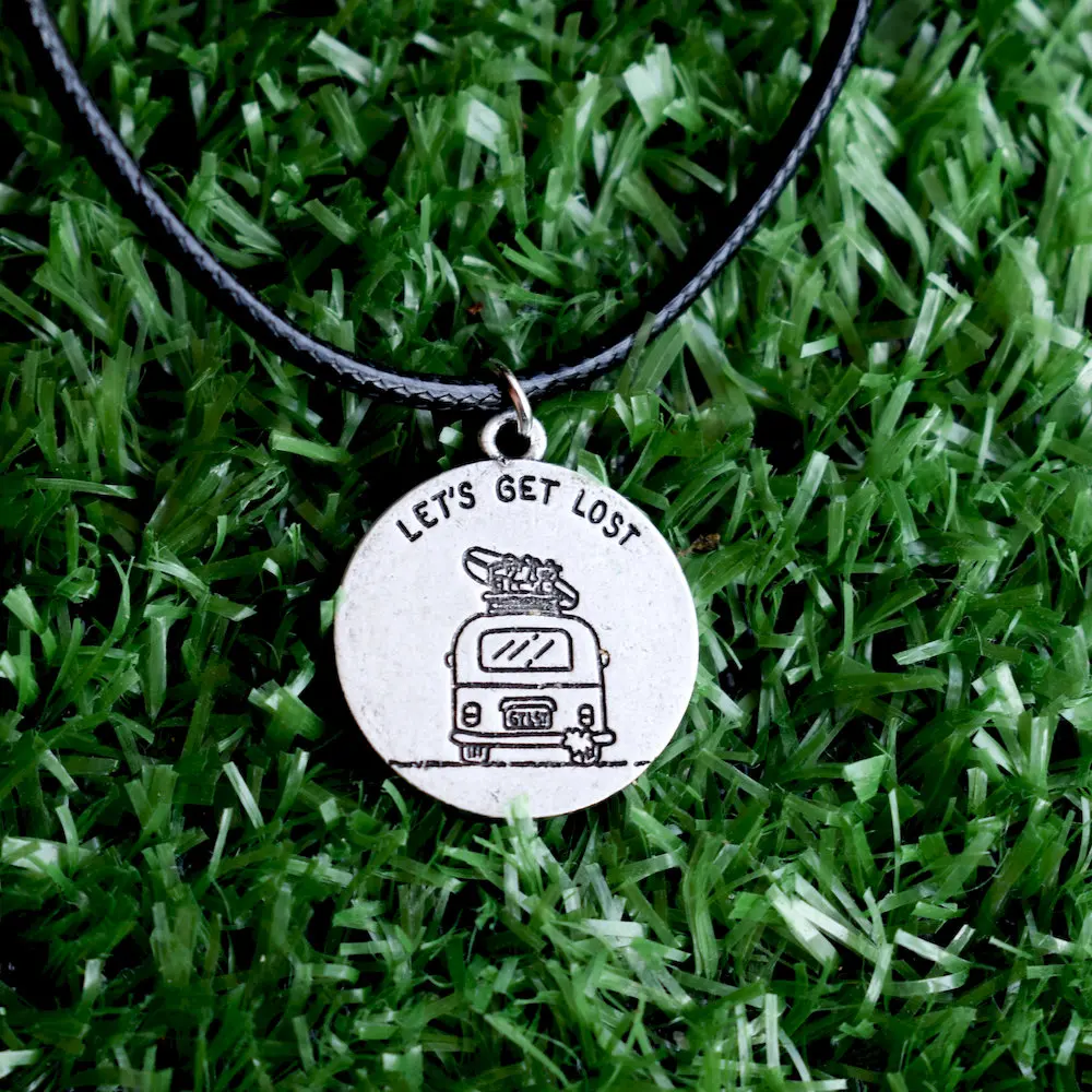 1 шт. ожерелье для влюбленных в путешествие с картой | Украшения и аксессуары