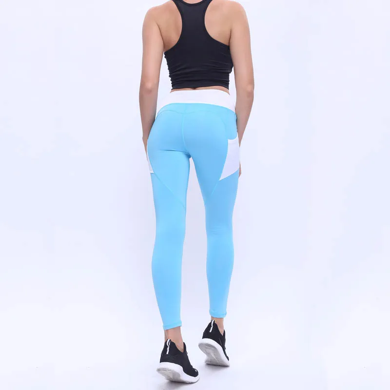 Женские леггинсы с карманом Heartmesh дышащие эластичной талией для фитнеса и