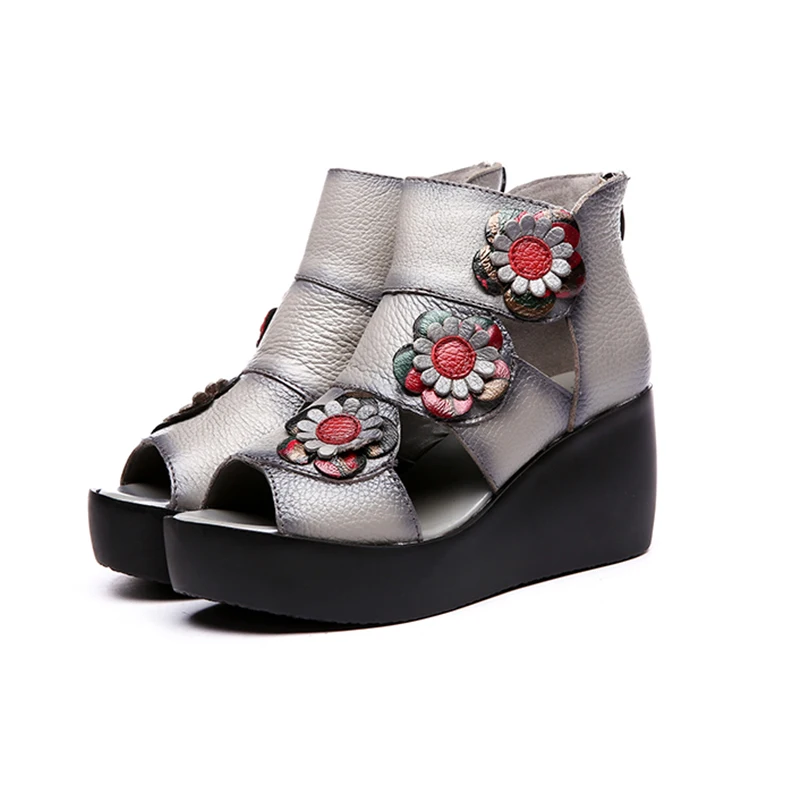 SONDR/римские сандалии женская обувь на танкетке удобные босоножки платформе и