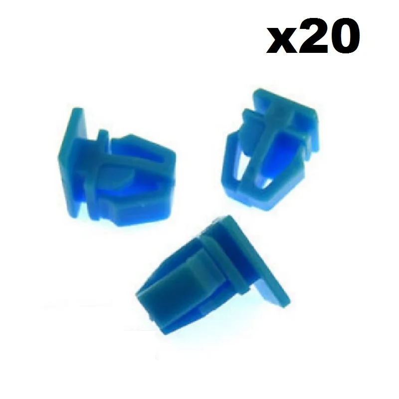 

20x For Honda Plastic Trim Clips- For exterior door mouldings, side trim & bumpstrip