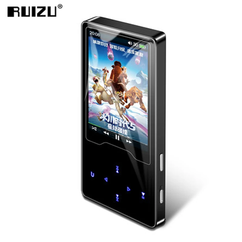 Продукт, RUIZU D08, Mp3 плеер, Usb, 8 ГБ, 16 ГБ, для хранения, 2.4in, HD, большой цветной экран, воспроизведение, высокое качество, радио, Fm, электронная книга, музыкальный плеер