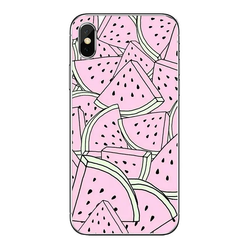 Phone Cover Cartoon Watermelon Fruit Summer Pattern Collage For Huawei P20 Lite Nova 2i 3i 3 GR3 Y6 Pro Y7 Y8 Y9 Prime 2018 2019 |