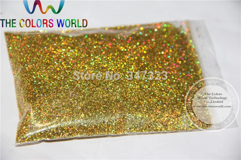 0 4 мм лазерный свет золотой цвет голографический блеск для ногтей гель лак или