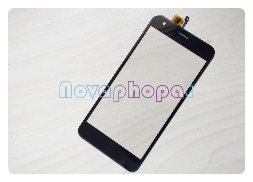 Novaphopat черный/белый сенсорный экран для Fly Power Plus 1 FS521 FS 521 дигитайзер сенсорная