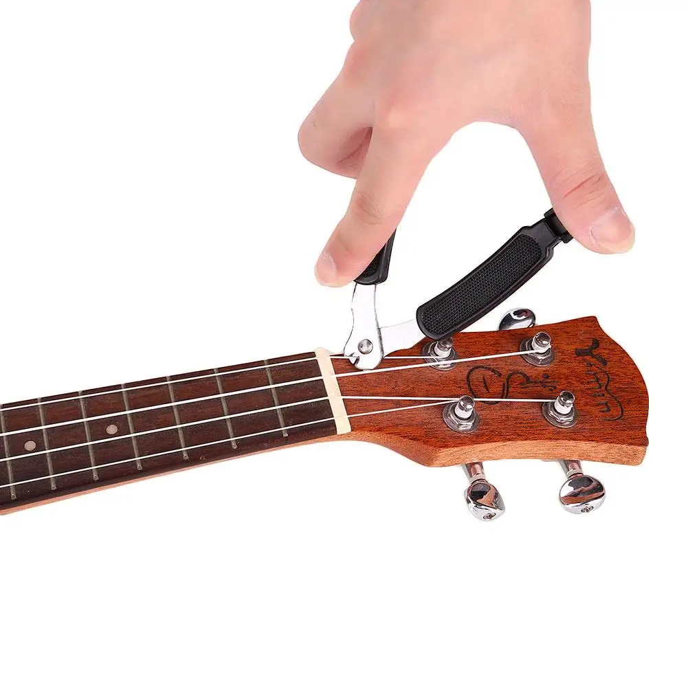 Гитара укулеле строка моталки и резак Pin Съемник музыкальный инструмент