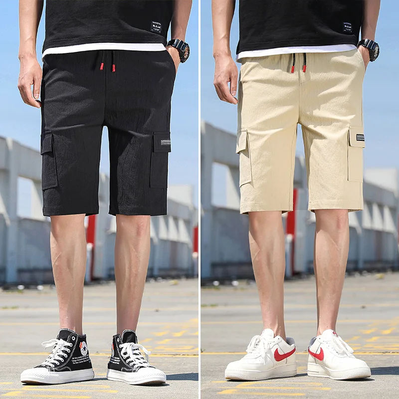 Summer Casual Shorts Men's Cotton Sports Five Points Seven Leisure And Fitness Loose Beach Pants | Мужская одежда