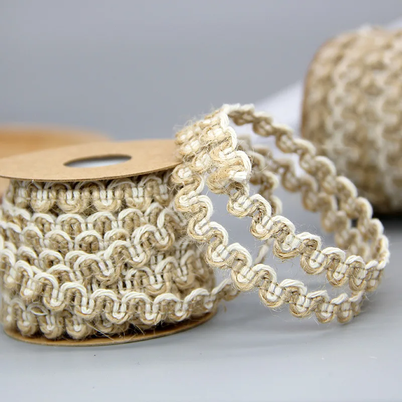 5 м DIY Ремесло винтажный натуральный Hessian джутовый шпагат веревка Свадебная вечеринка Мешковина Лента Декор для дома катушка фестиваль Скрапбукинг 9 видов стилей
