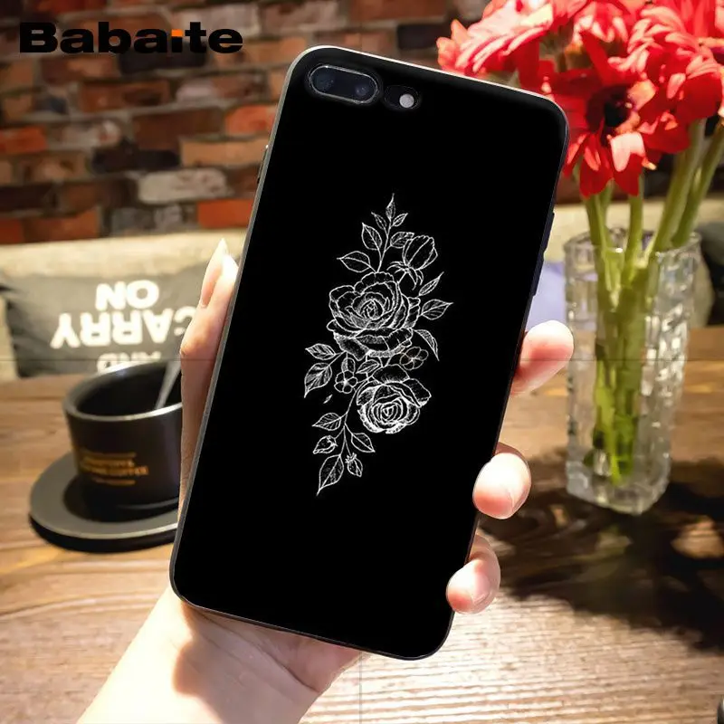 Babaite крутая Роза красочные милые аксессуары для телефонов Чехол для Apple iPhone 8 7 6 6S Plus X XSMAX 5 5S SE XR крышка 11 11pro 11promax - Цвет: A16