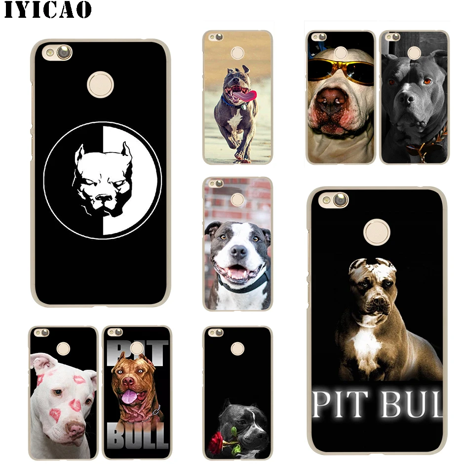 IYICAO Pit Bull симпатичный Жесткий Чехол для собаки Redmi 8A 6A 4A S2 Note 7 3 4 4X 6 5 Pro 5A Prime Plus