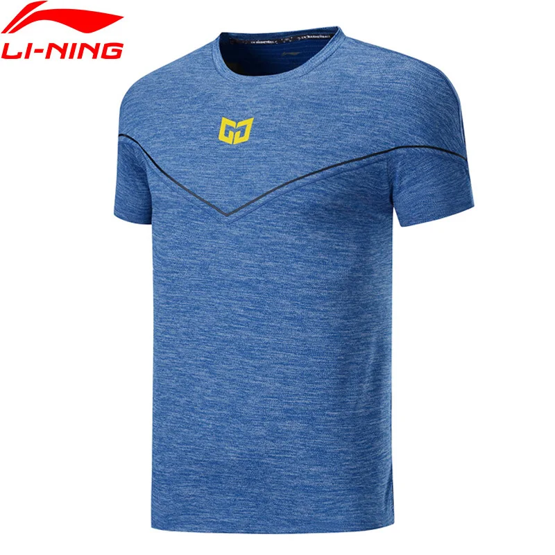 Мужская баскетбольная футболка Li-Ning Спортивная из 99% полиэстера с нейлоновой