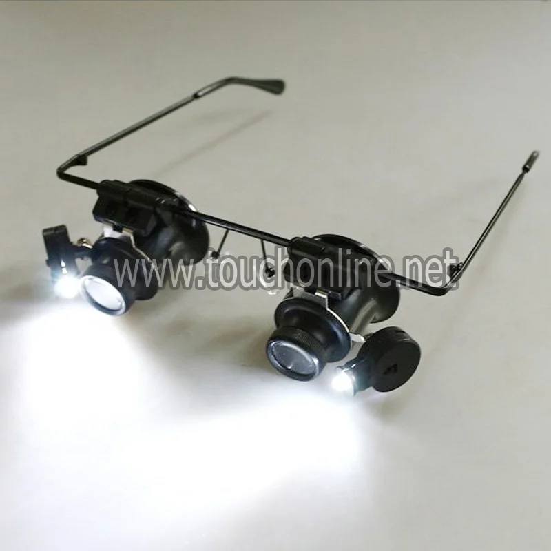 20X лупа лампа со светодиодной подсветкой глаз Ювелир Часы Ремонт очки |