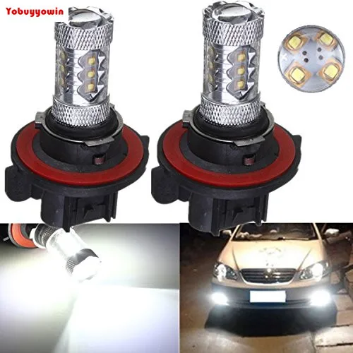 

New 2 x H13 9008 High Power 80W White CREE Chips Projector Fog Driving Lights