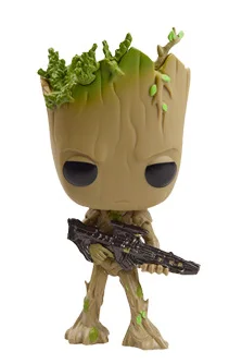 Without box FUNKO POP Marvel Мстители 3-Infinite War Человек-паук Грут Железный человек-рейтеон фигурка Коллекционная модель игрушки для подарка - Цвет: Without box