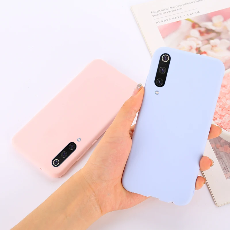 Матовый Мягкий силиконовый чехол из ТПУ для телефона Xiaomi Mi 9 8 SE A1 A2 Lite Play Redmi 6A Note 7 6