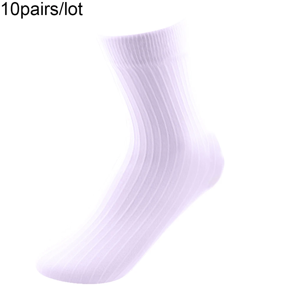 10 пар/компл. Calcetines из мягкой дышащей ткани в полоску, Meia, Карамельный цвет эластичные носки для девочек и мальчиков со носки до лодыжки, Skarpetki
