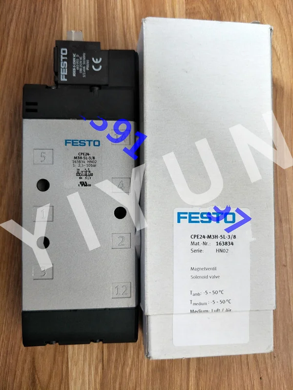 Festo 163786 CPE18-M3H-5L-1/4 Magnetventil