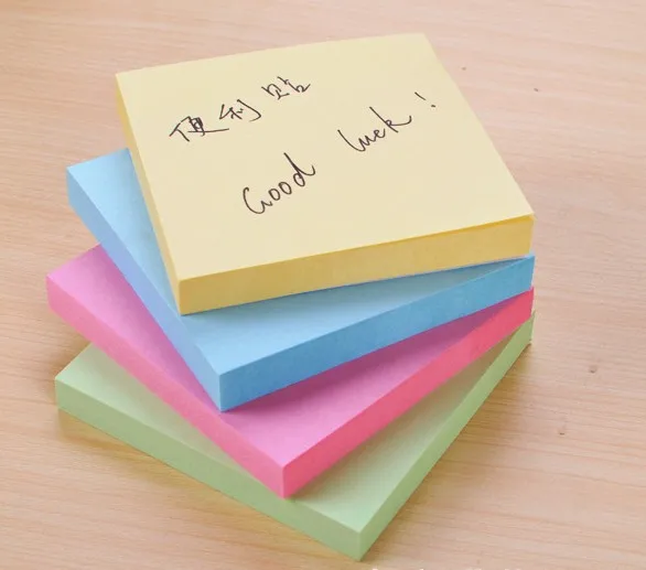 1 шт. творческая наклейка Заметок Post-it Стикеры 4 цвета постэто N раз селфи-Палка с