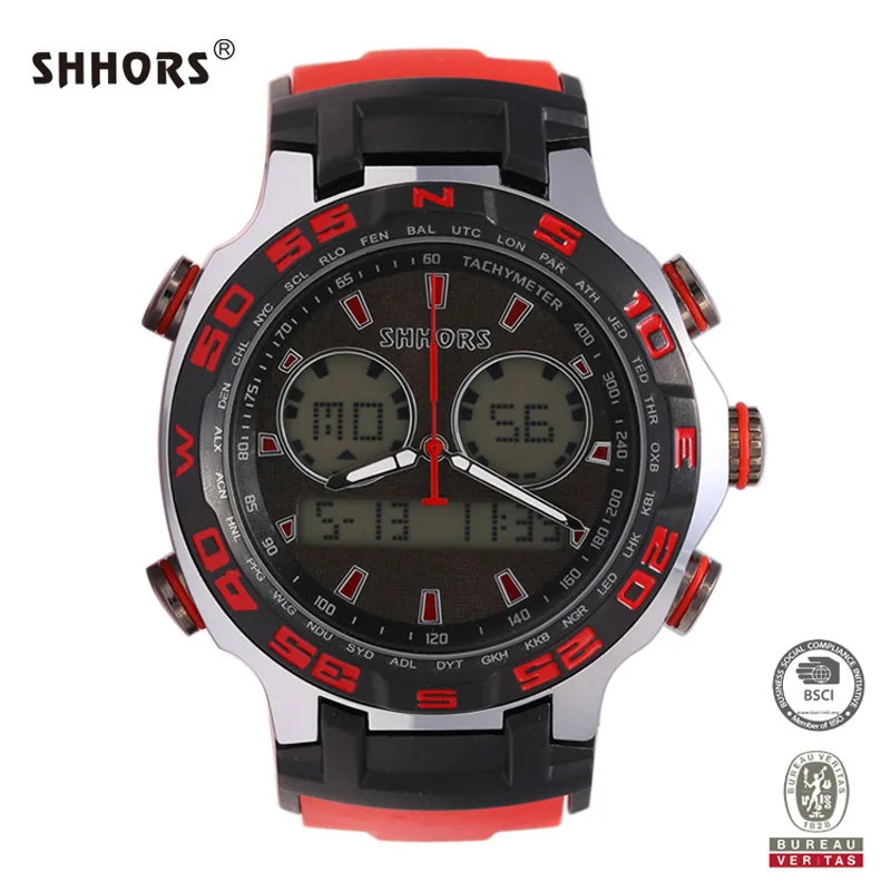 SHHORS часы Человек Личность Прохладный мужчины цинковый сплав Дело кварцевые окне