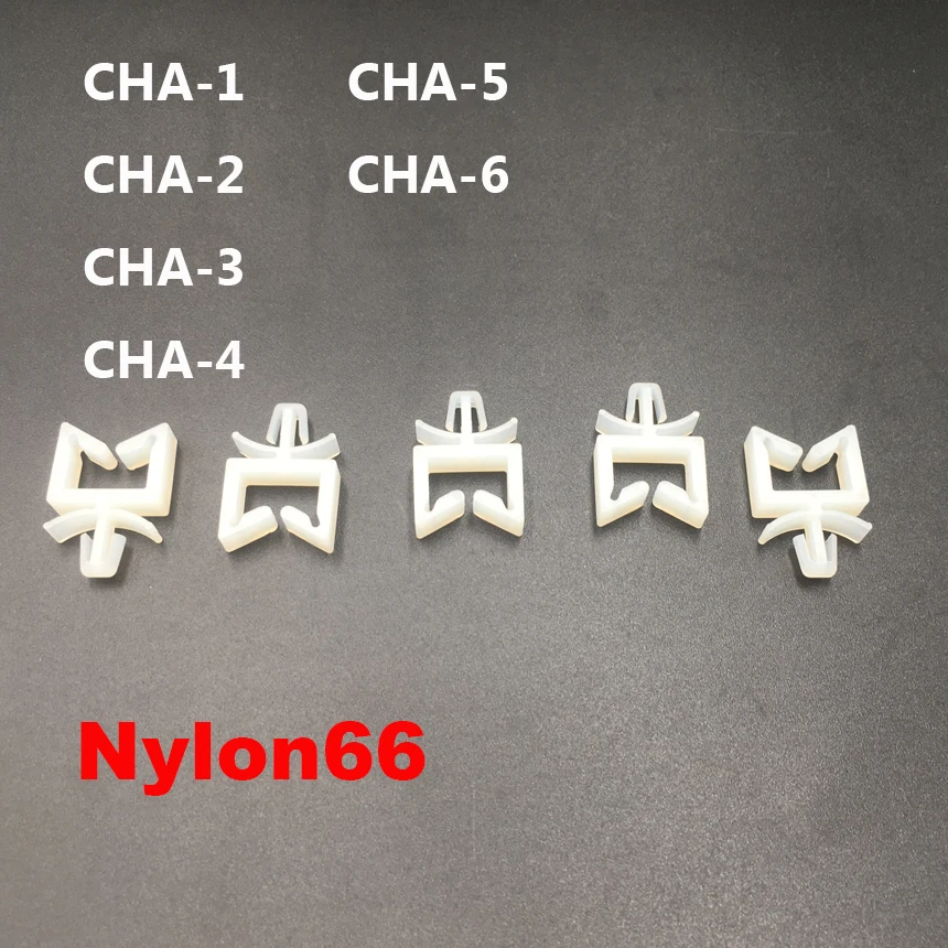 100 шт. CHA-2 15X17 15*17 Nylon66, зажим для квадратных проводов, печатная плата, отверстие, заклепка, вставка, зажим, кабель, фиксированное сиденье