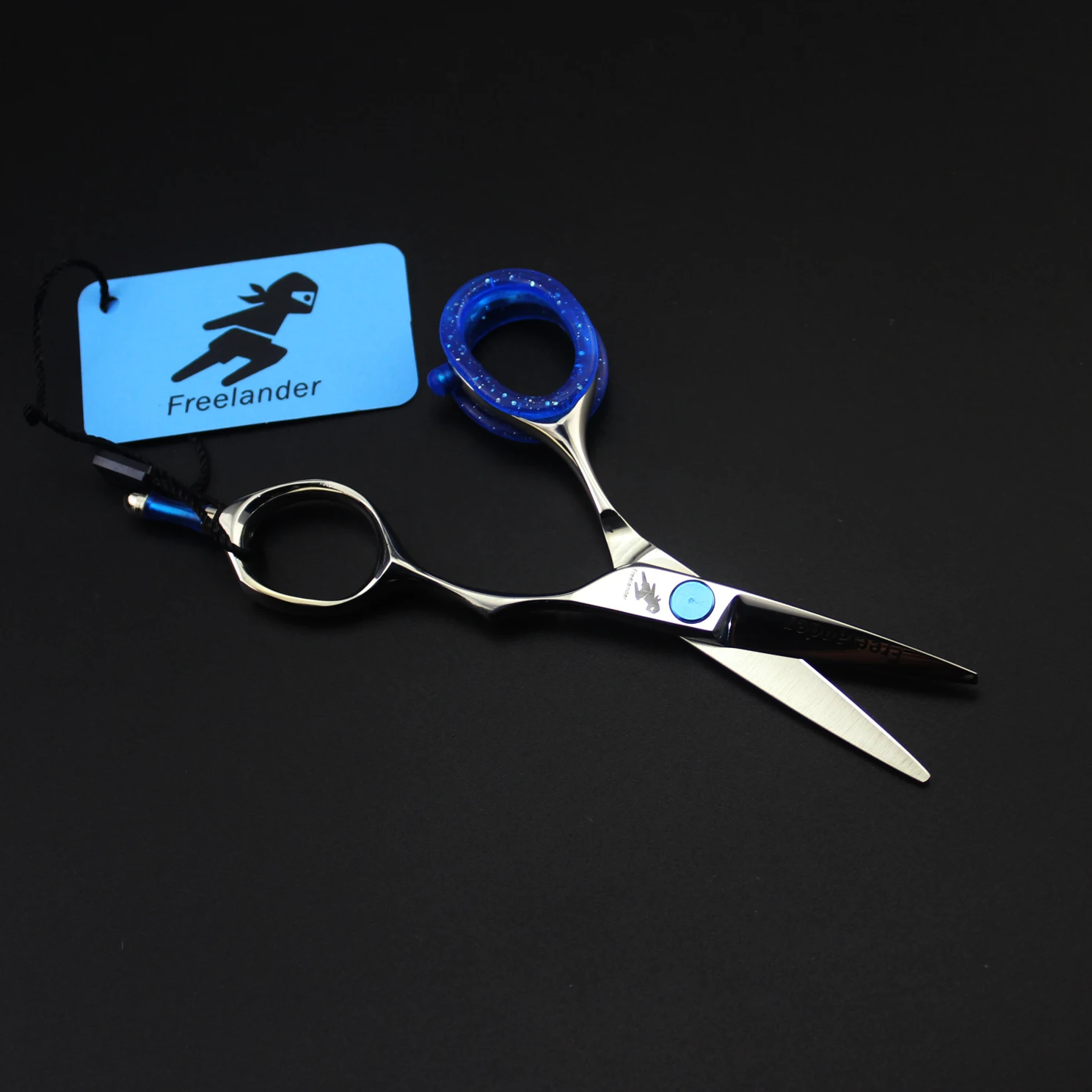 

4.0in. Freelander Profissional Hairdressing Scissors Hair Cutting Scissors Set Barber Shears High Quality Salon Silver color